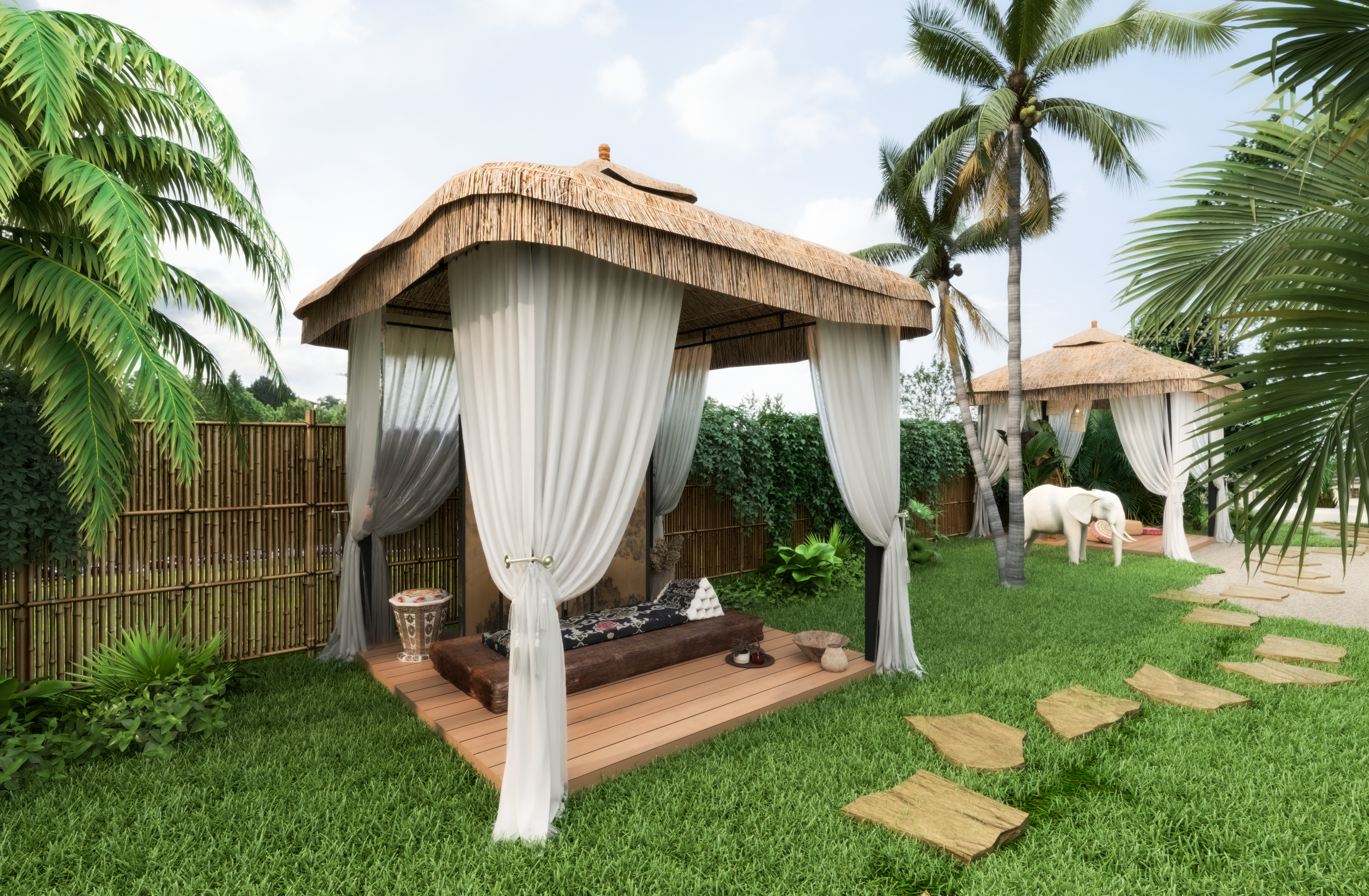 景观美陈打卡点位 · 告庄酒店改造旅拍场地效果设计丨中国西双版纳丨郭大叔和星星崽-28