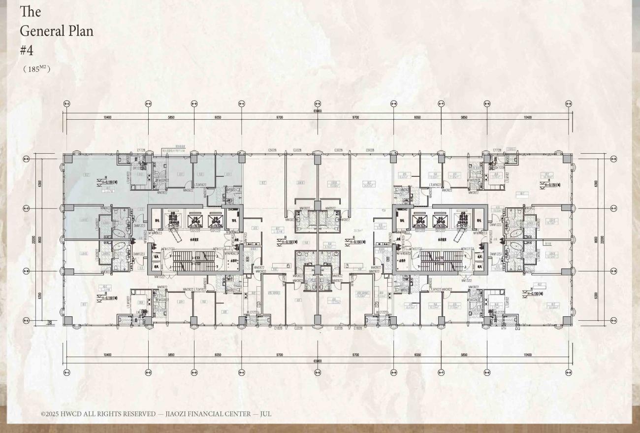 HWCD | 成都交子金融广场住宅样板间精装方案-33