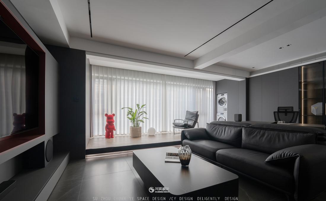 暗黑系精装房 · 现代简约的优雅与神秘-13