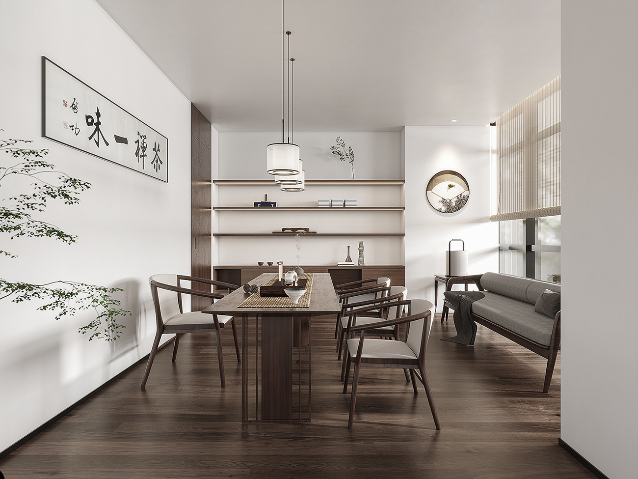 知名设计师打造现代简约公寓，玻璃墙设计增大空间感-8