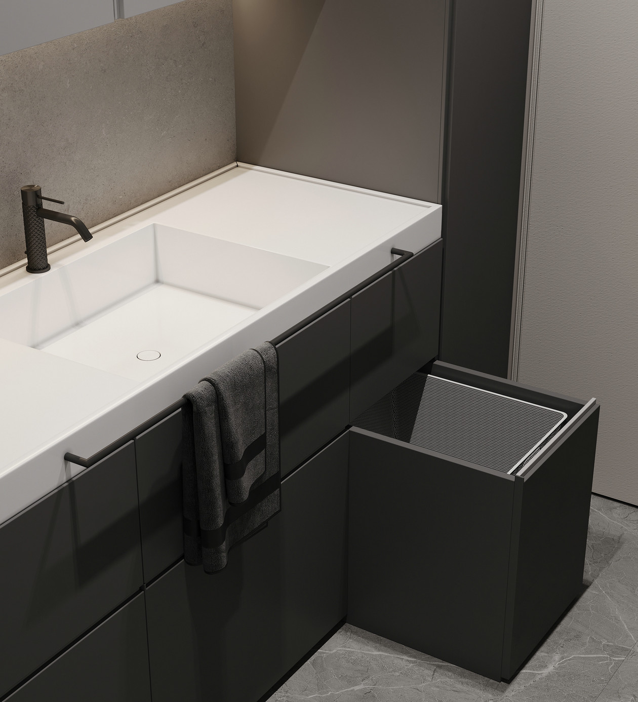 莫斯科灰色系公寓设计丨俄罗斯莫斯科-14