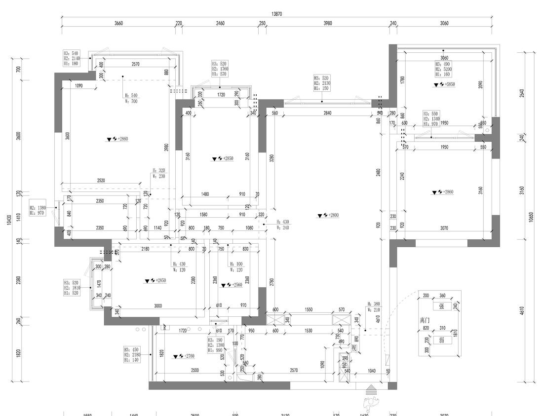轻美式田园风平层设计丨乐蜂壹玖柒玖设计院-0