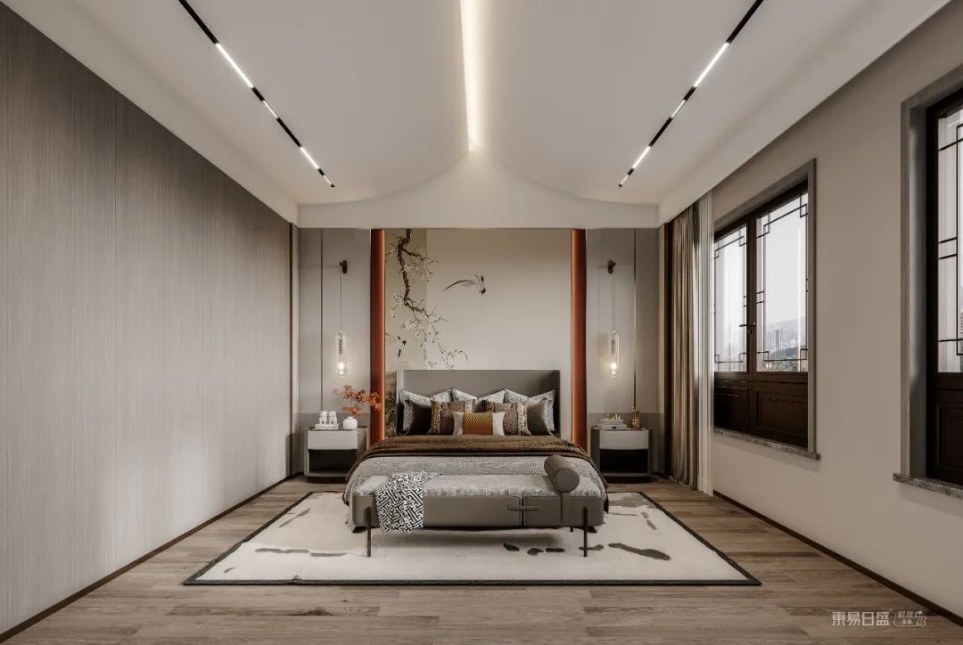 【新作首发】任周府作品：慢煮生活 | 颐和江南430㎡ 现代新中式-35