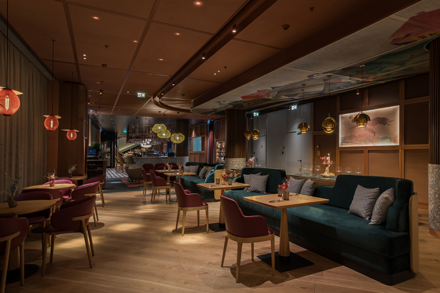 莫斯科 Mövenpick 酒店内的瑞士俄罗斯风格 Shagal 餐厅丨俄罗斯莫斯科丨Archpoint 设计局-9