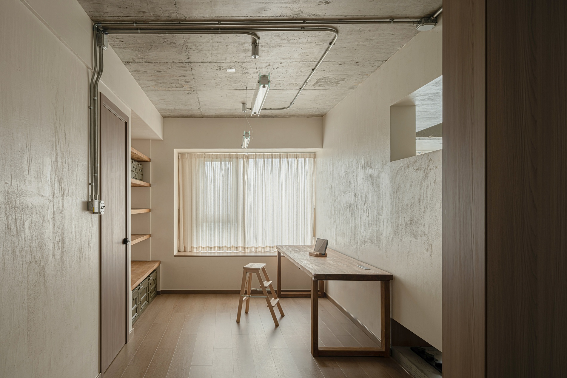 《木序》124㎡原木工业风丨中国成都丨宏福樘设计-35