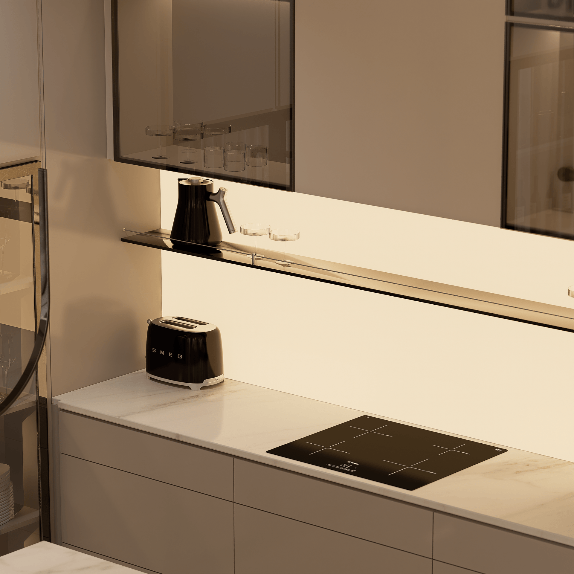 现代开放式客厅-18