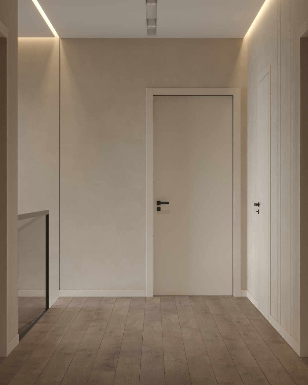 胡桃木与黄色打造的优雅空间-11