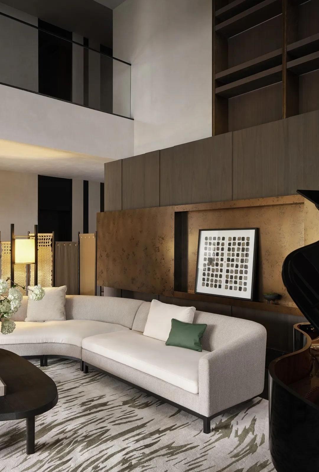 银杏汇湘湖天境 新中式挑空别墅丨中国杭州丨H.N.LIN空间美学馆-0