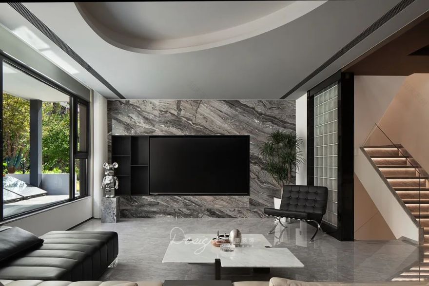 400㎡现代风超现实可居住艺术空间丨紫苹果全案设计-41