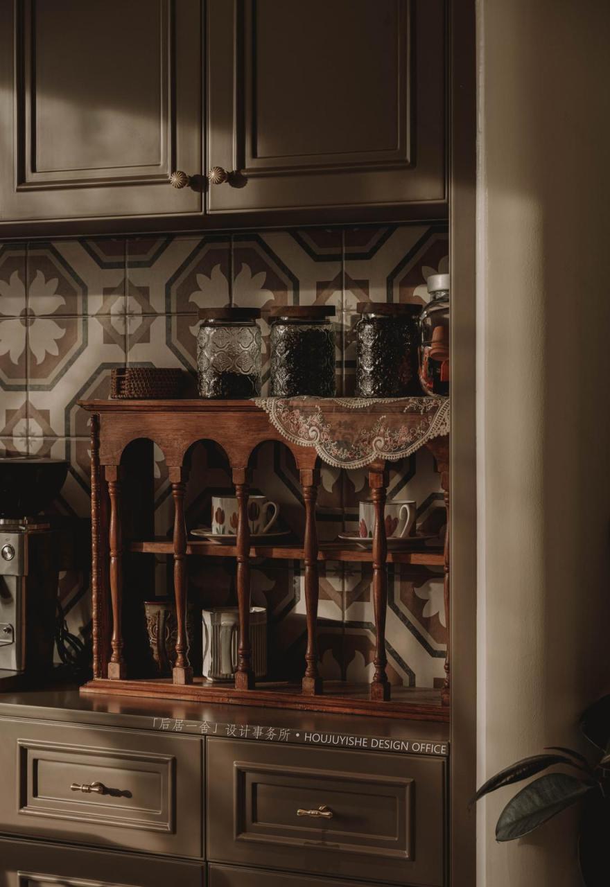 复古风情家居设计丨中山设计-64