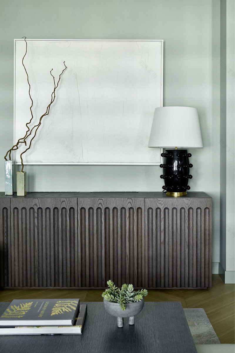 莫斯科现代薄荷绿公寓-2