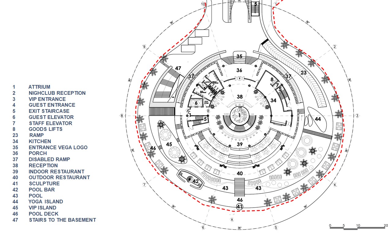 Beach club Vega City in Vietnam with NDA-7