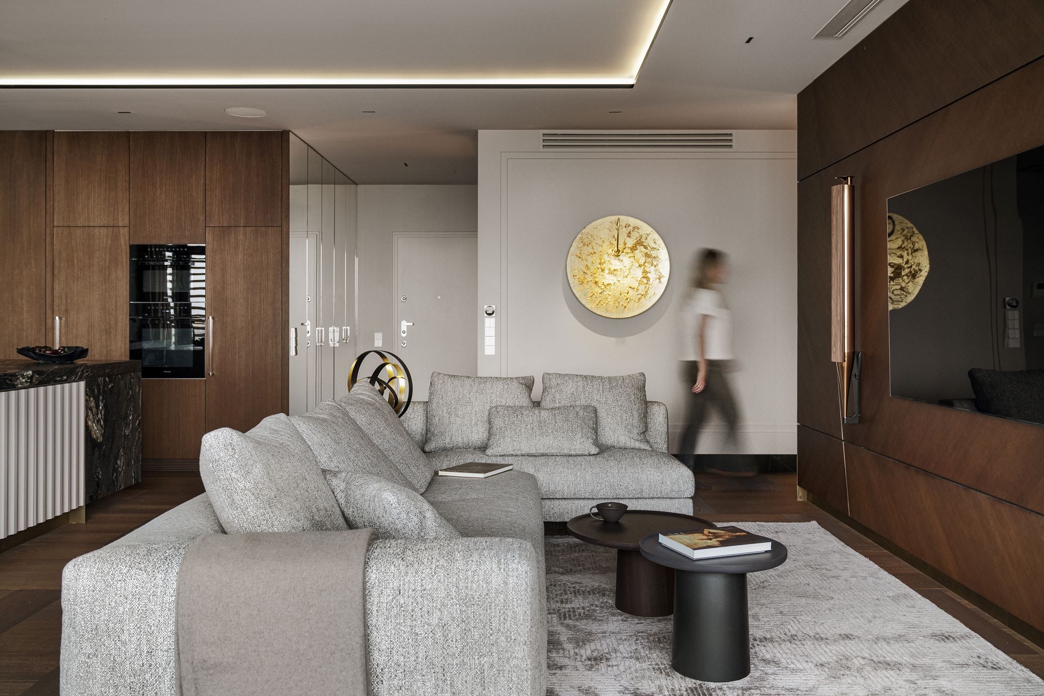 拥有华沙全景的现代经典公寓丨波兰华沙丨Katarzyna Kraszewska室内建筑工作室-16