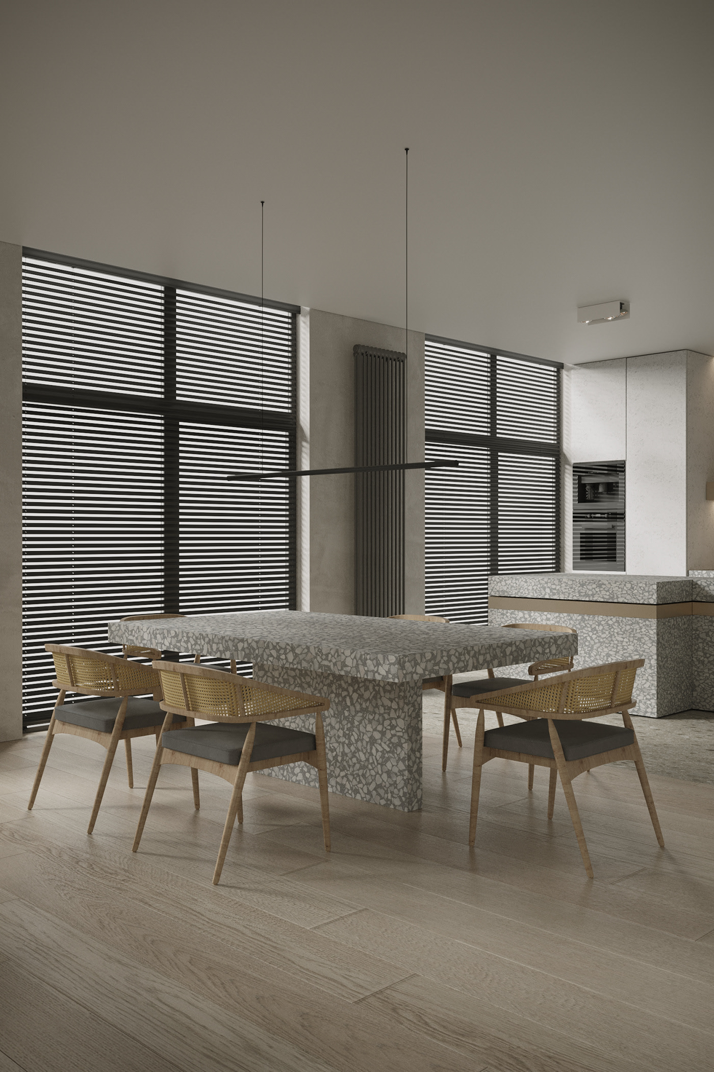 极简中性风公寓设计-15