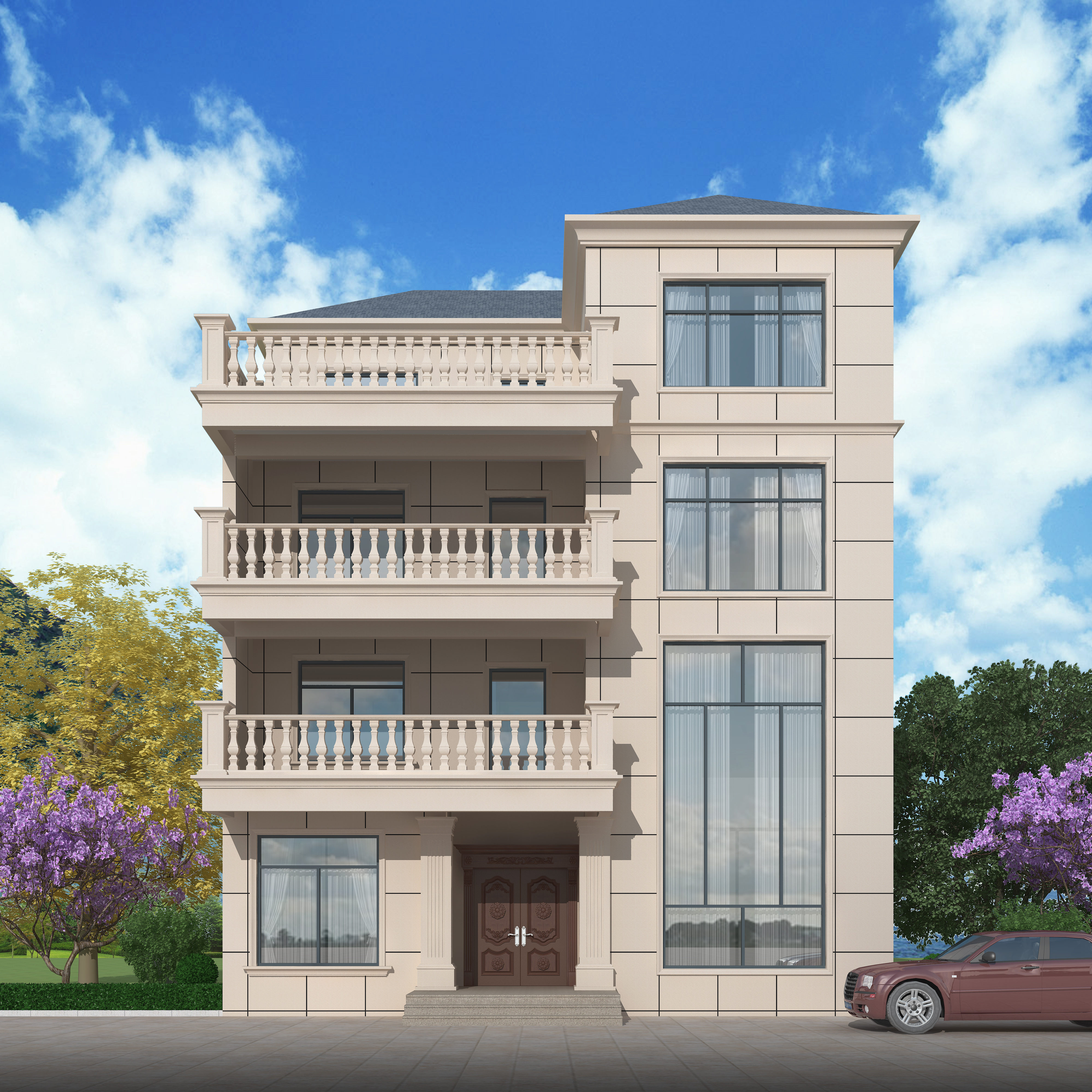 逃离喧嚣，品味自然之美——某知名设计师打造的山水田园别墅-4