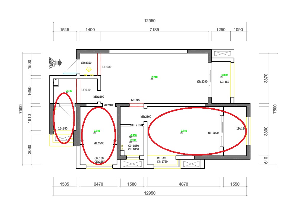 北欧风情的神秘孔雀蓝 | 成都时光俊园 2 室 2 厅 1 卫 1 厨案例解析-22