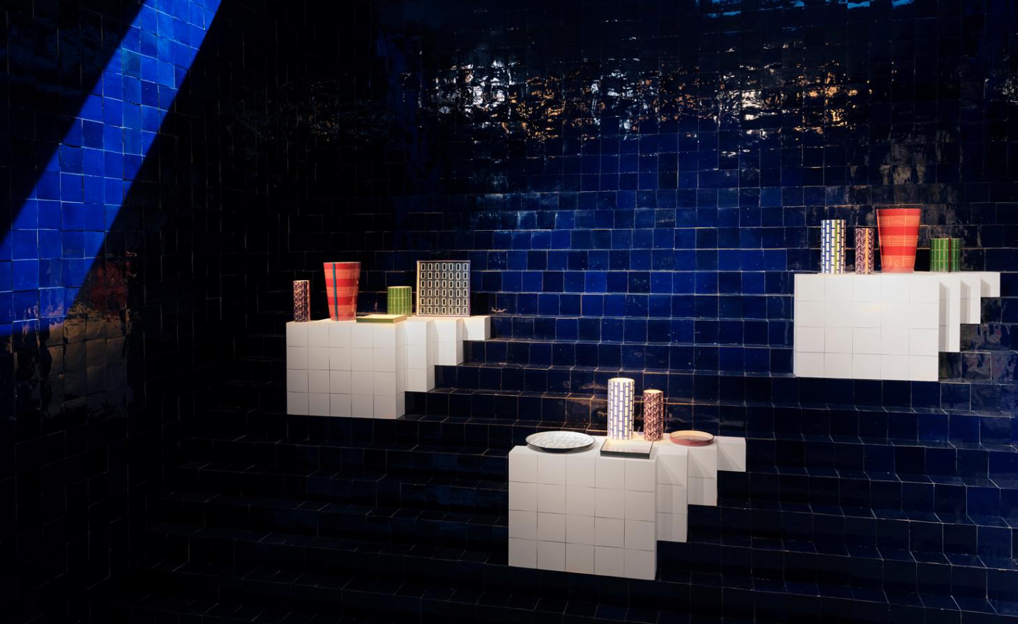 爱马仕“永恒”展览，摩洛哥瓷砖打造诗意空间-11