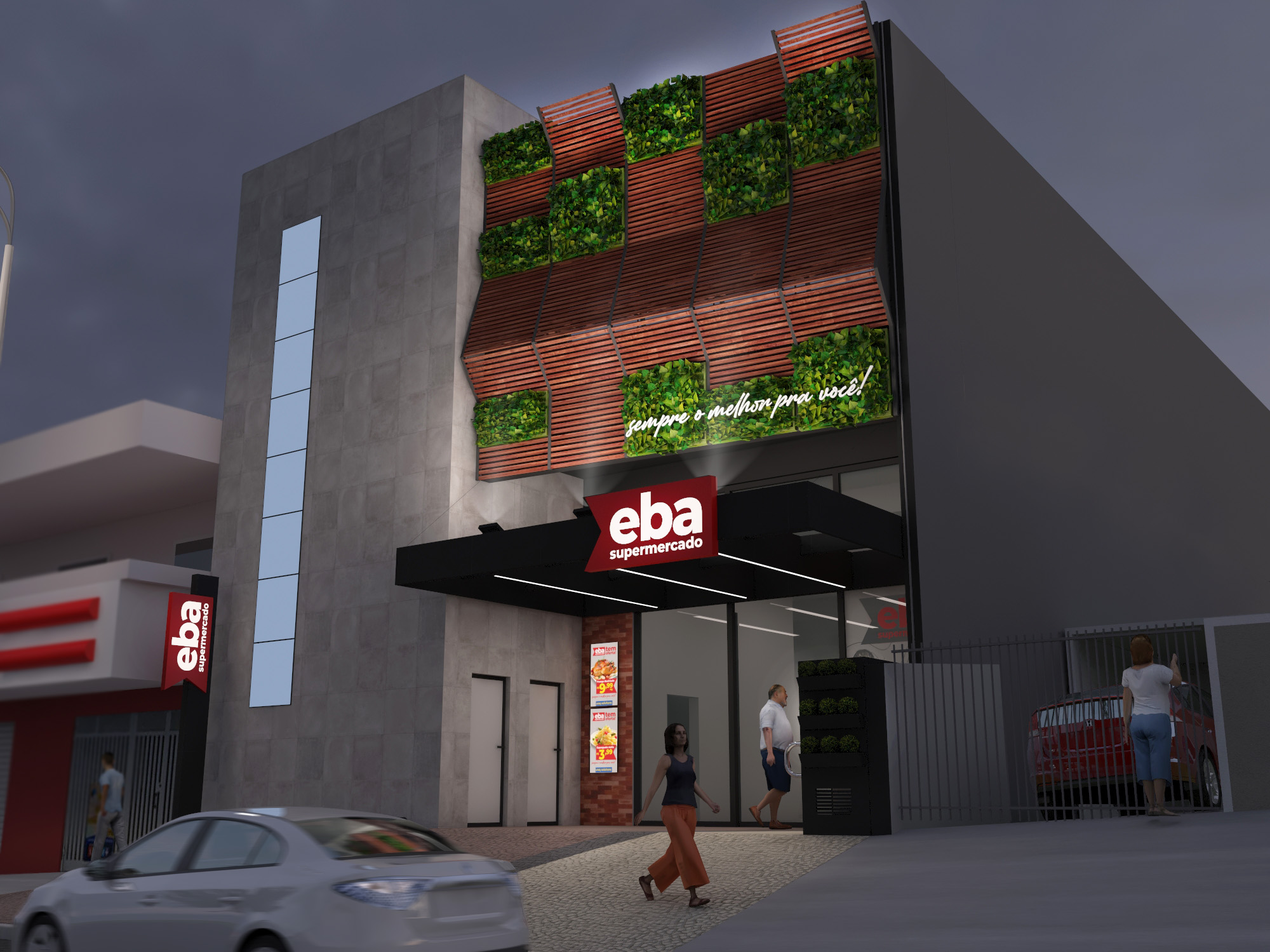 Eba Supermarket Facade | Fachada-3