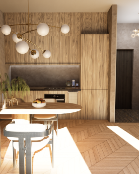 Flat design & render project