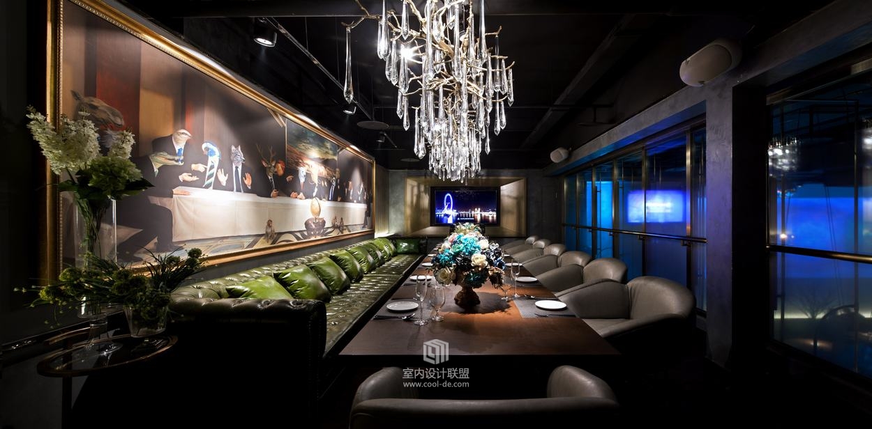 艾唯室内设计--重庆市ST.MOTi西餐厅餐饮空间-2