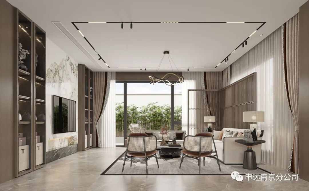 景粼别院 · 新中式风格的雅致私宅设计丨申远空间设计-14