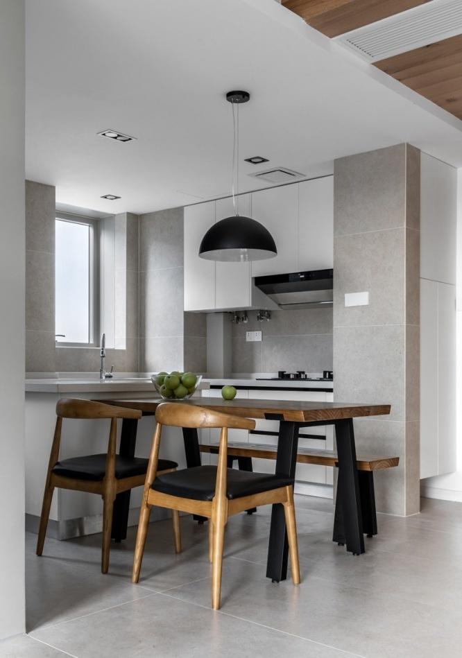 菲拉设计丨平层北欧休闲风，原木元素打造舒适空间-8