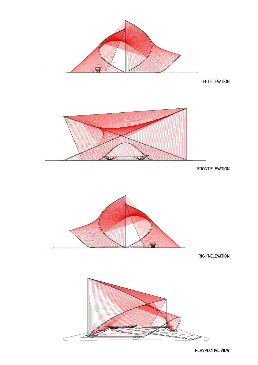 创新茶室 · 红纤维诠释传统日式茶文化-23