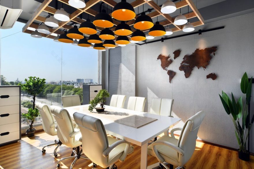 低成本且氛围宜人的办公空间设计丨印度丨Chirag Raj Design Studio-20