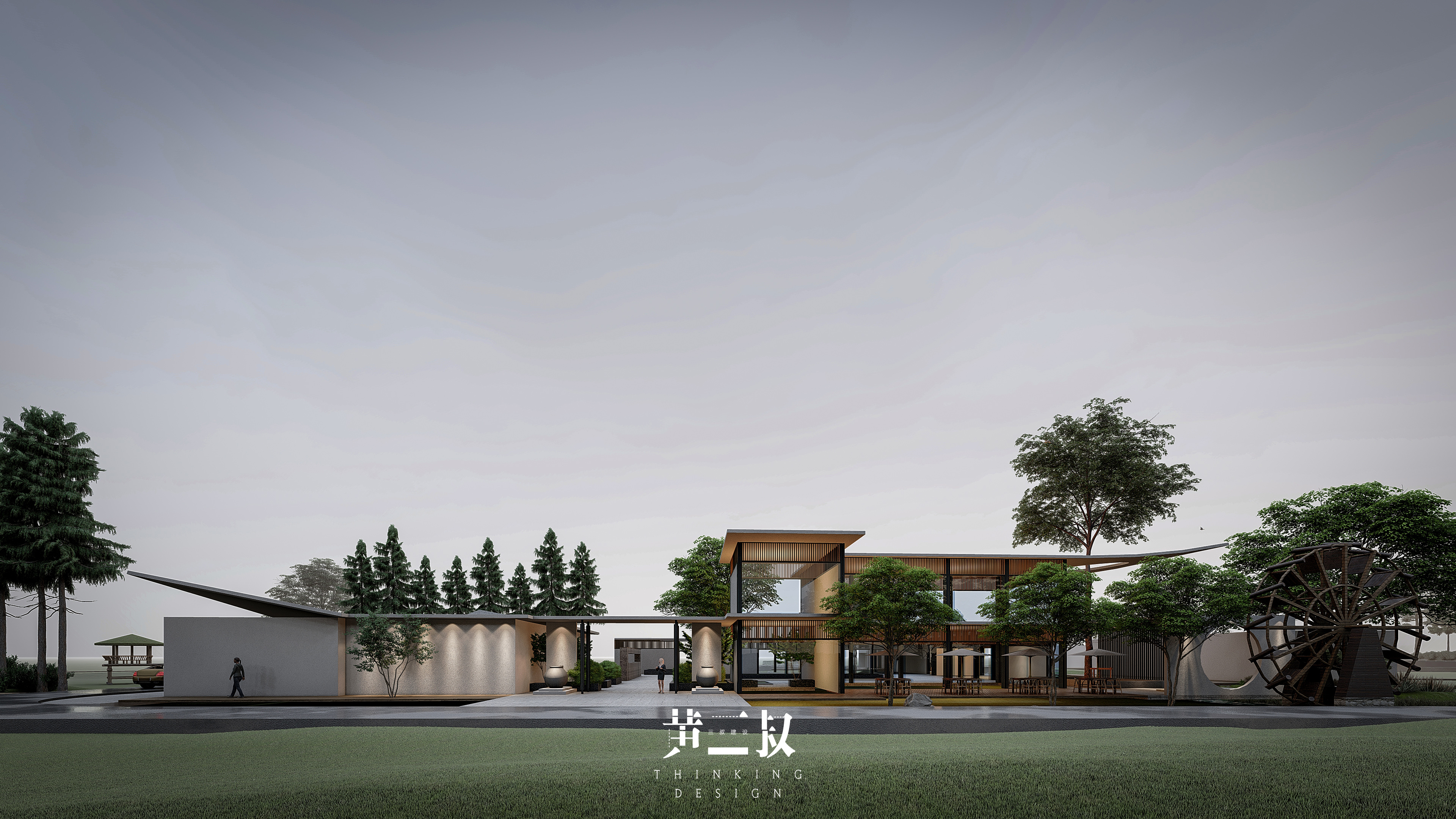 田园风光融入都市空间——公共空间田园餐厅设计-6