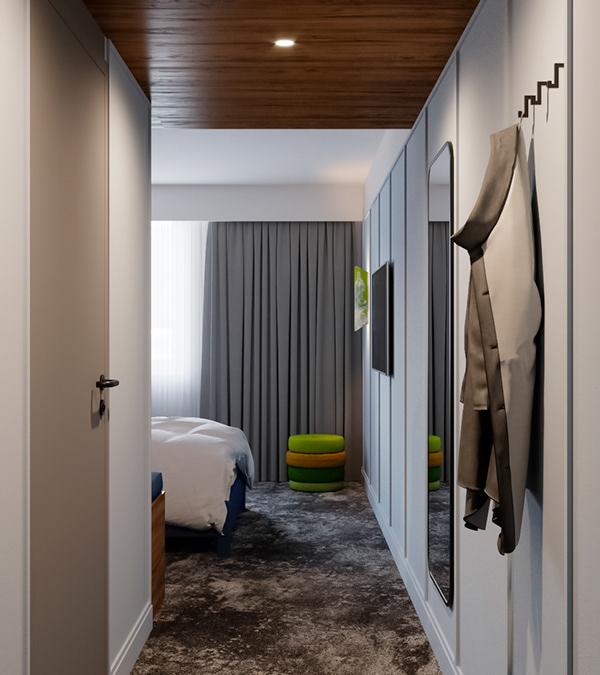 Ibis Styles 酒店客房设计丨STUDIO SOO-7