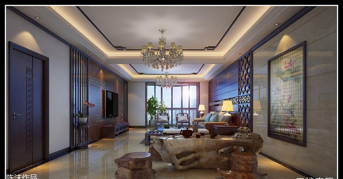 
中式风格别墅 -21