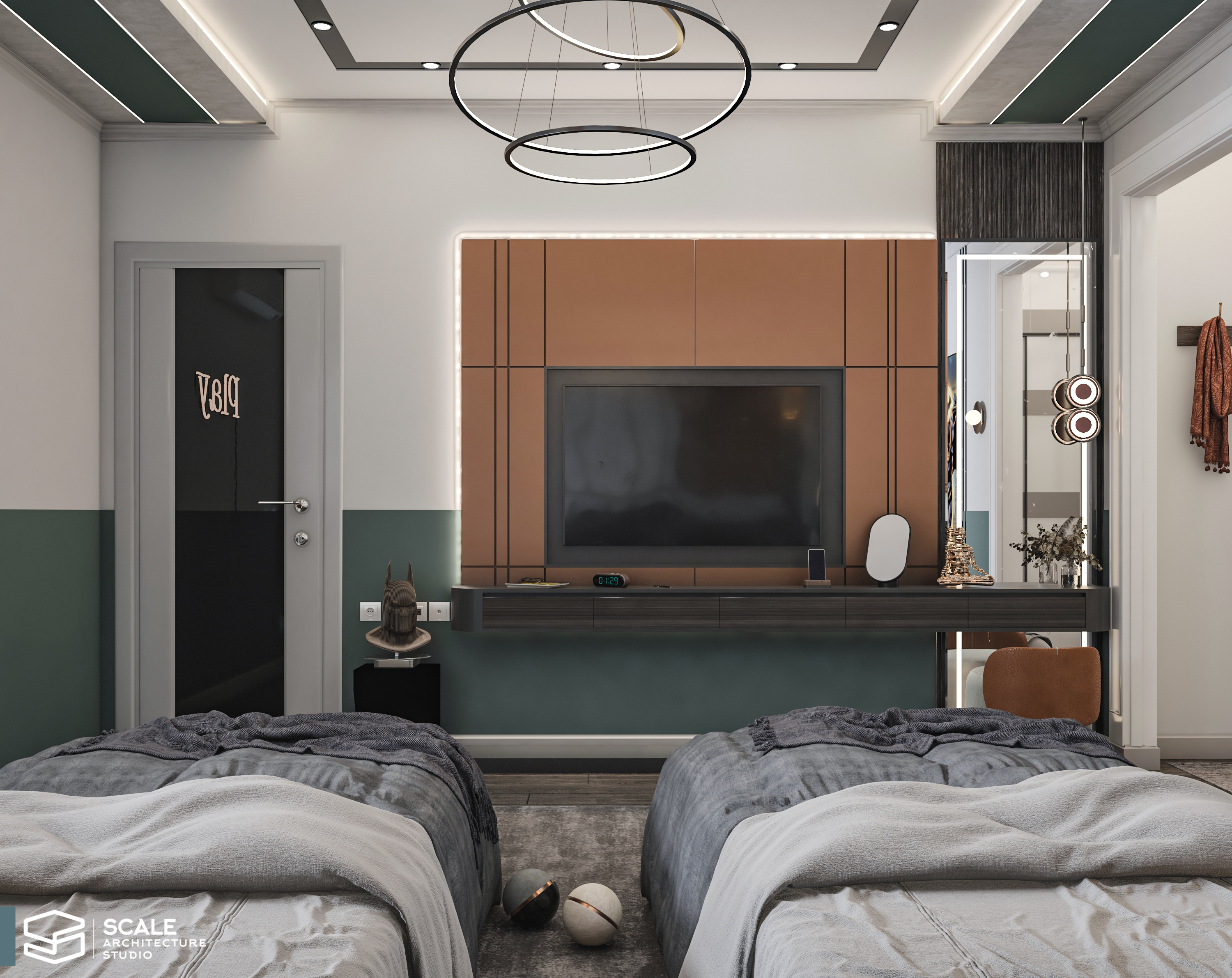 新古典主义男孩卧室设计丨Scale Architecture studio office-9