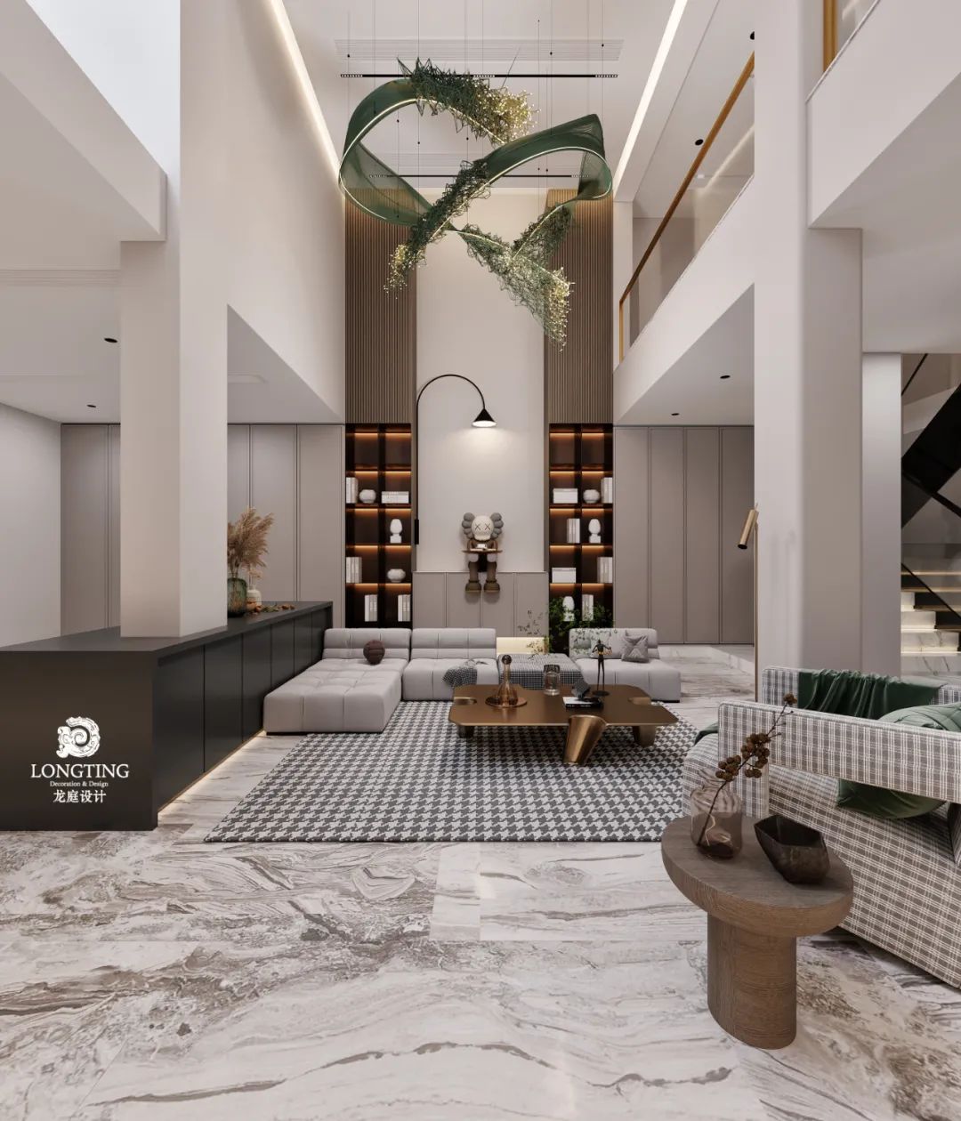 悦江南 377 方现代简约排屋设计-34