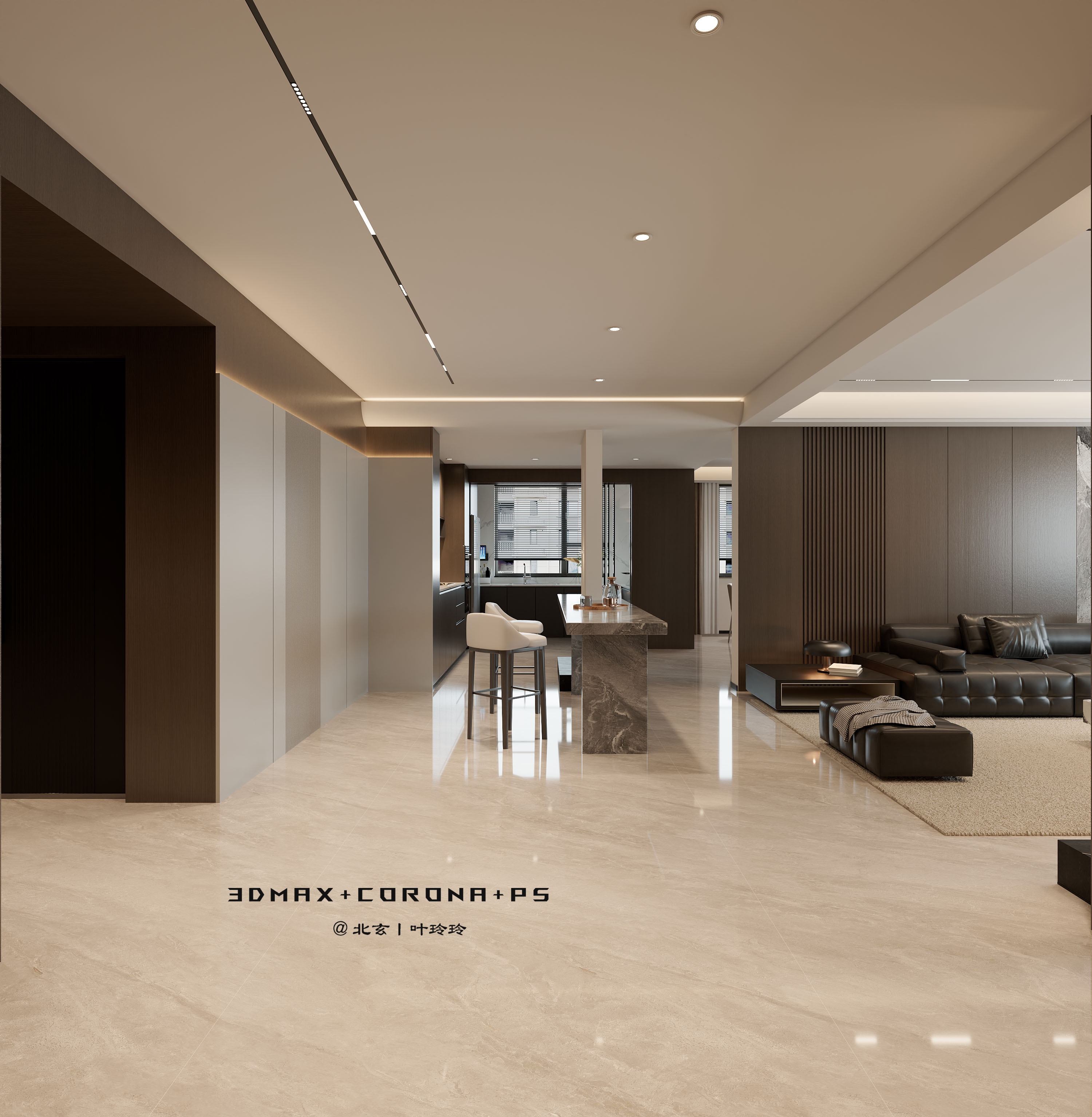 意式简约 | 以质感线条构筑空间美学的叙事-4