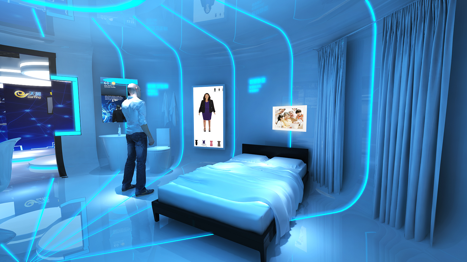 中国电信展厅-16