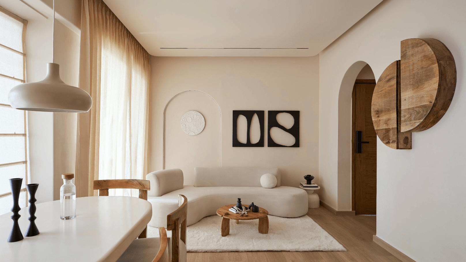 68平米住宅的放松简约主义改造丨印度丨室内设计师Divya Panwar-4