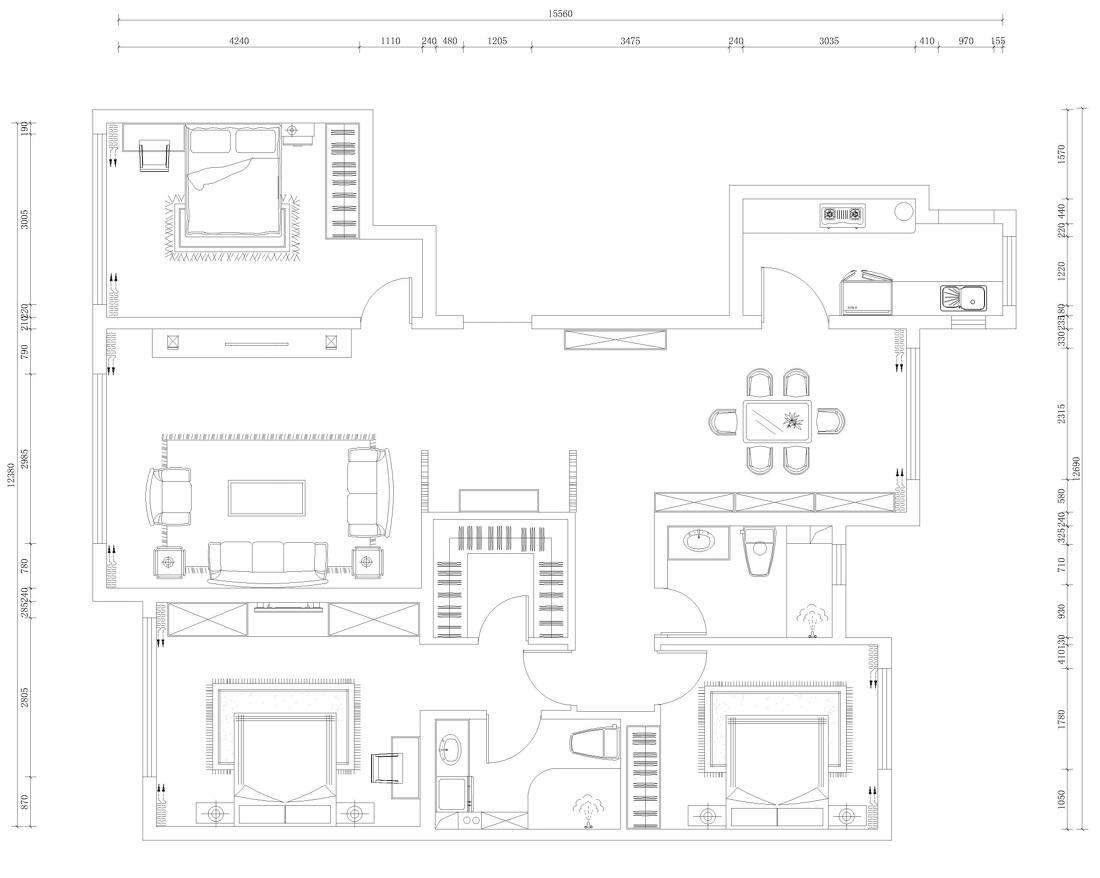 巨华紫光园北欧风样板间-0