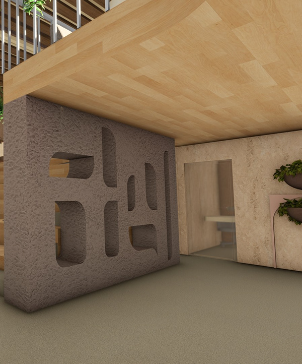 Mansoura 大学图书馆室内设计丨DESIGNED FURNATURE-25