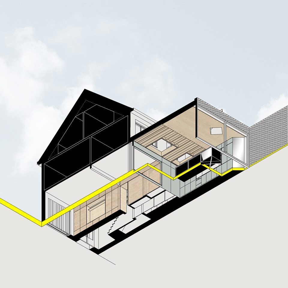 比利时 MIKA 住宅 | 紧凑空间中的自然延伸-7