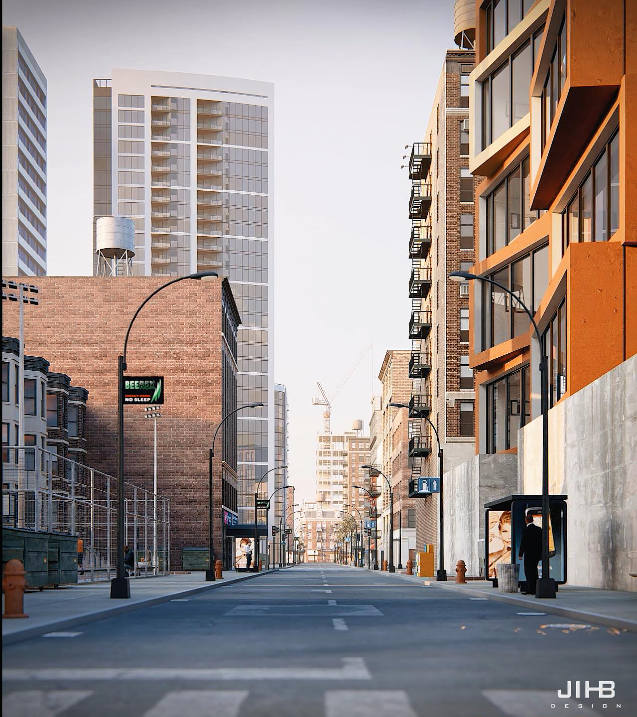 街道办公楼 LUMION 渲染-16