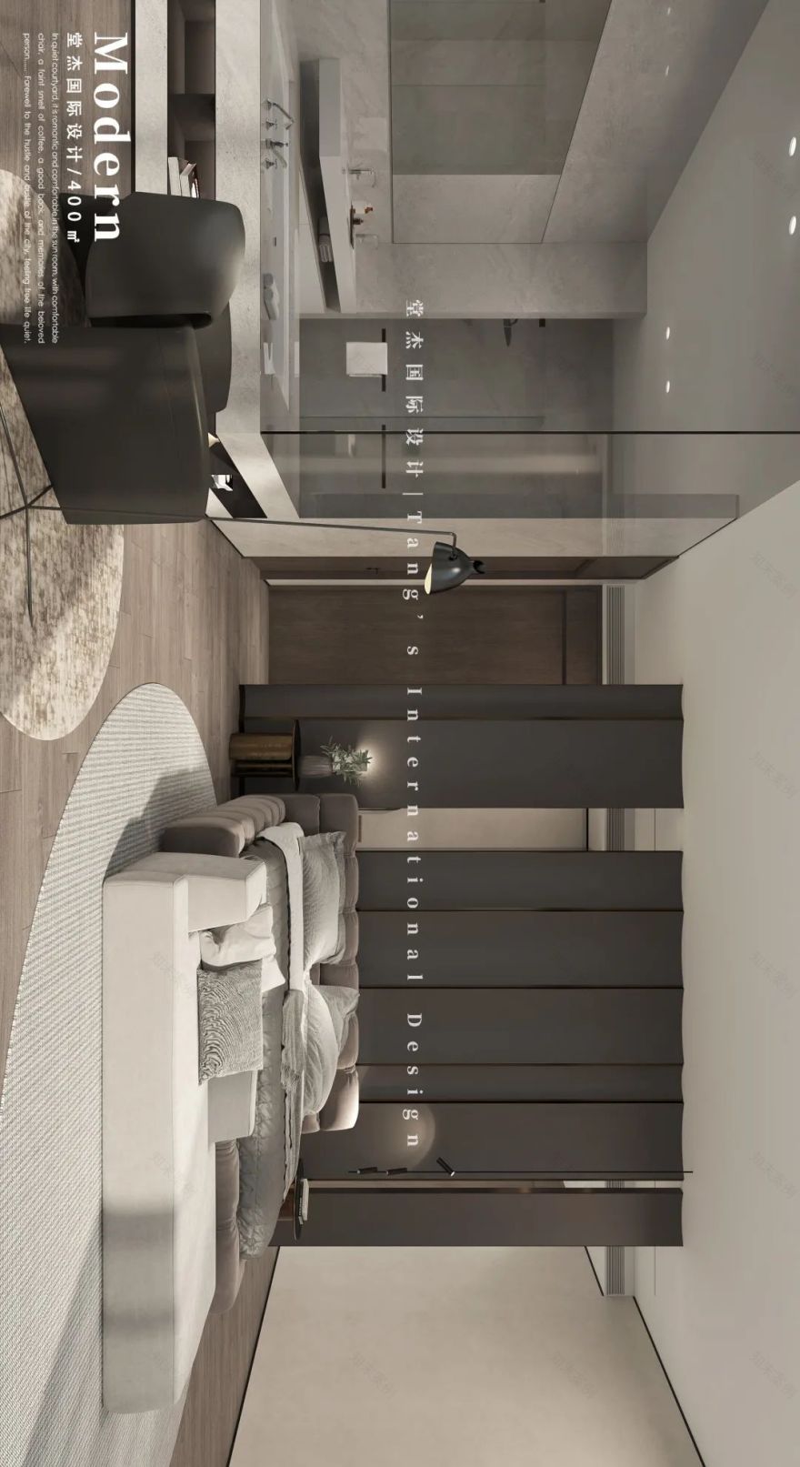 400㎡现代艺术空间丨堂杰国际设计-17