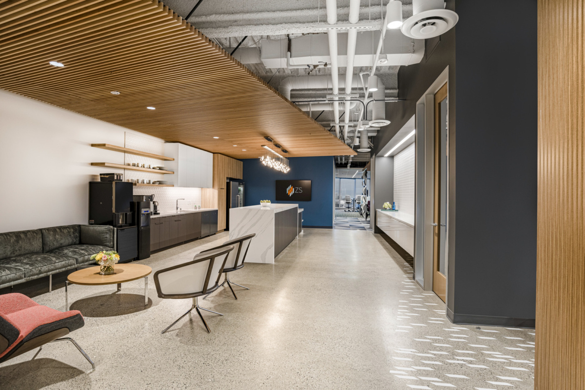 Ware Malcomb 打造 ZS Associates 旧金山办公室 | 几何形状与色彩的完美融合-12