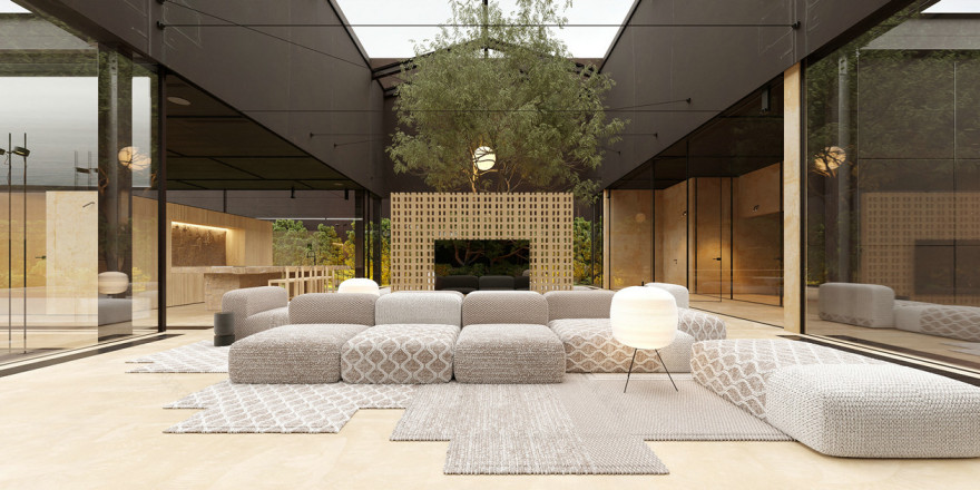 暖色极简空间设计丨Igor Sirotov-0