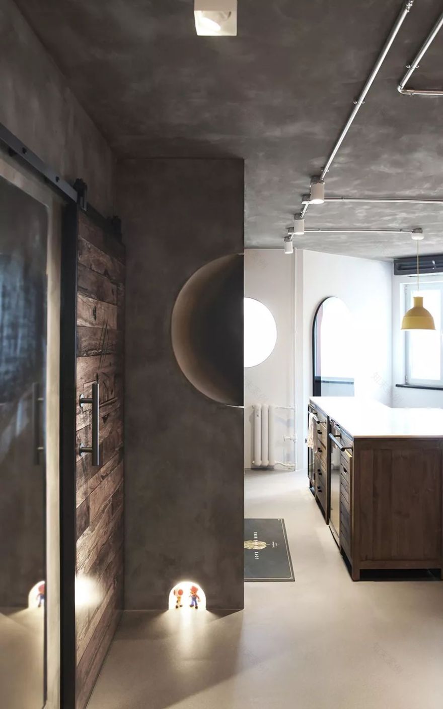 50㎡小户型逆袭,工业风酷炫变装-53