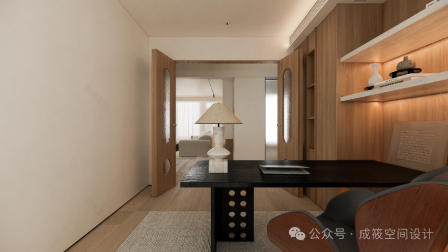 中古+原木风住宅设计丨中国上海丨成筱设计-78