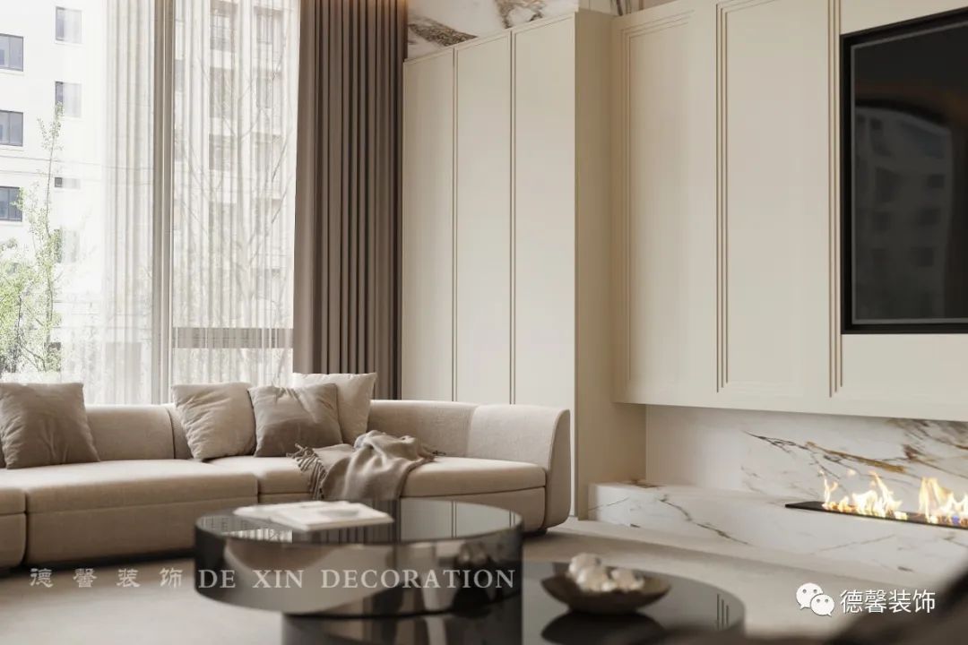 广州南沙 300㎡轻法式别墅设计丨中国广州丨德馨装饰-17