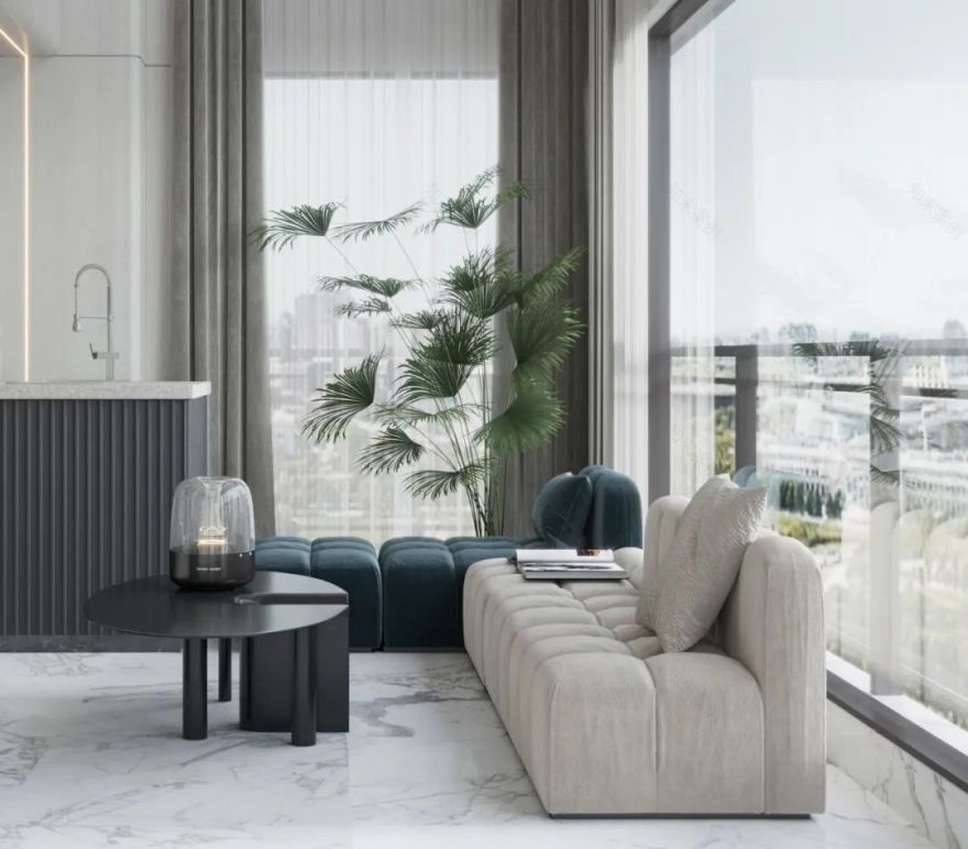 入画 · 揭阳东方首府顶层复式设计丨中国揭阳丨立和建筑设计-13