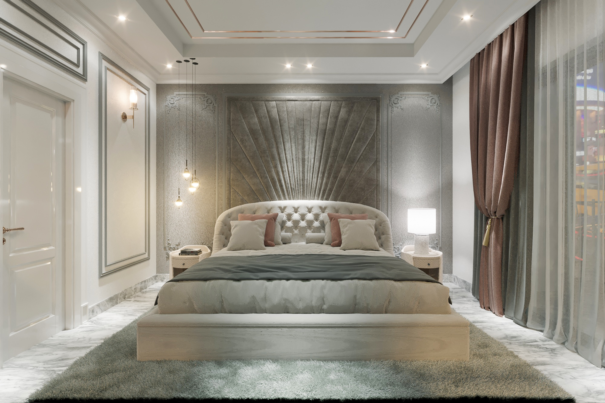 3D Interior Bedroom Ultra Modern-2