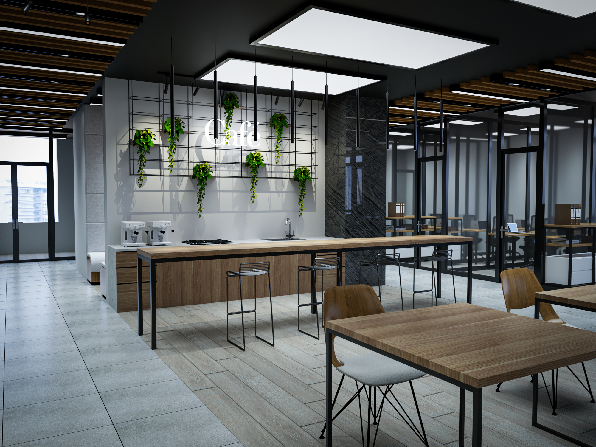 STEPUP 联合办公空间室内设计-11