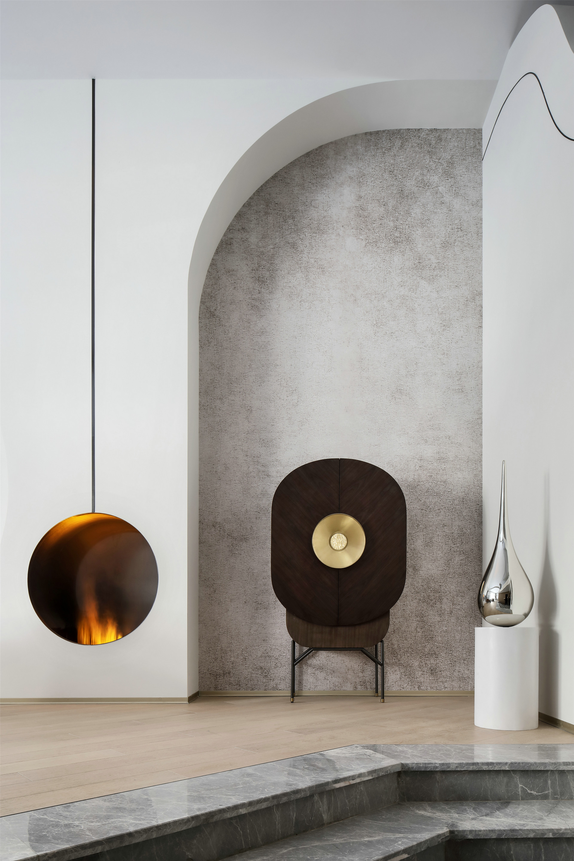 贵阳这波大平层设计，把“曲线高级感”玩成了家居顶流-16